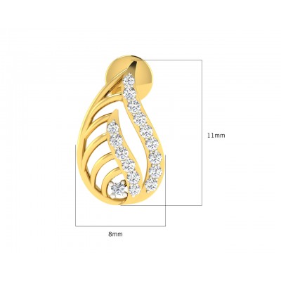 Leza Diamond Pendant & Earrings Set